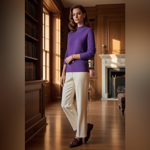 Lauren Ralph Lauren Sweaters - Ralph Lauren Lauren Ralph Lauren Purple Women's Sweater 1x